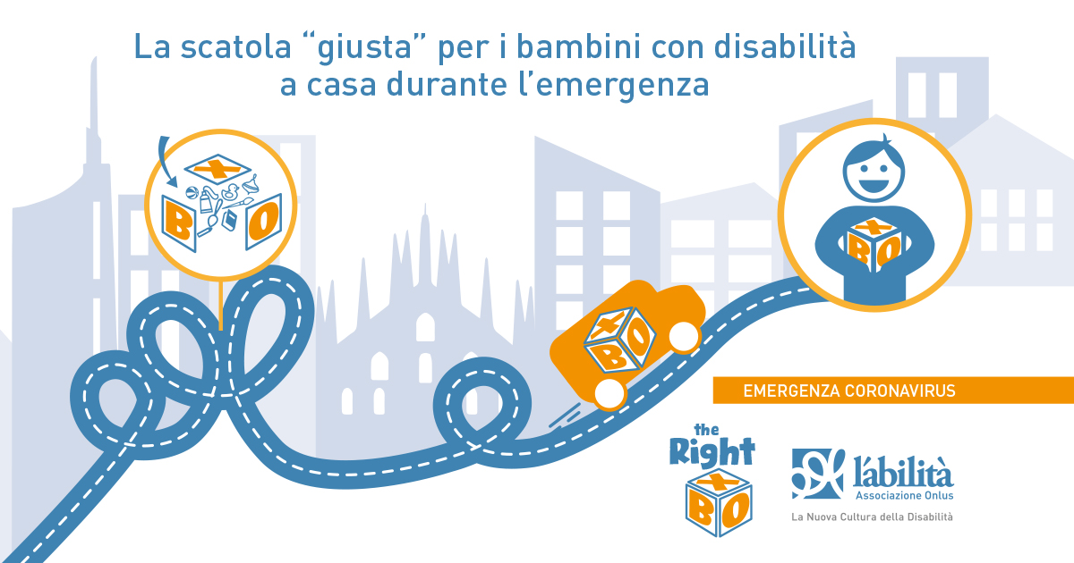 Right Box per 200 bambini con disabilità di L'abilità Onlus Right Box per 200 bambini con disabilità-L'abilità Onlus