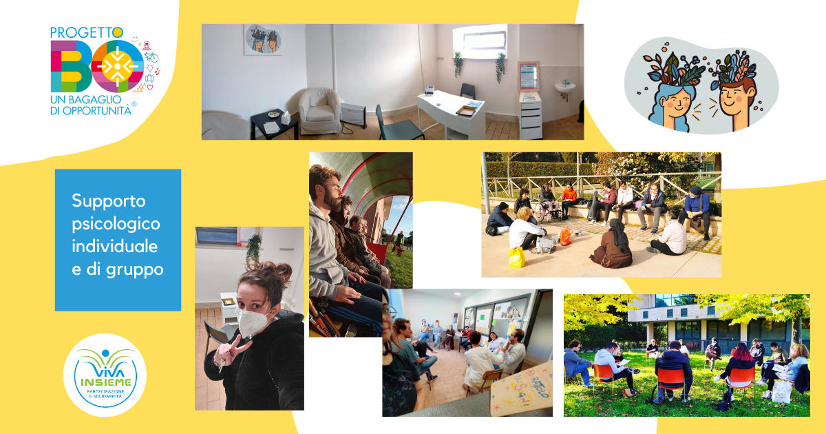 Progetto BO: supporto psicologico individuale e di gruppo