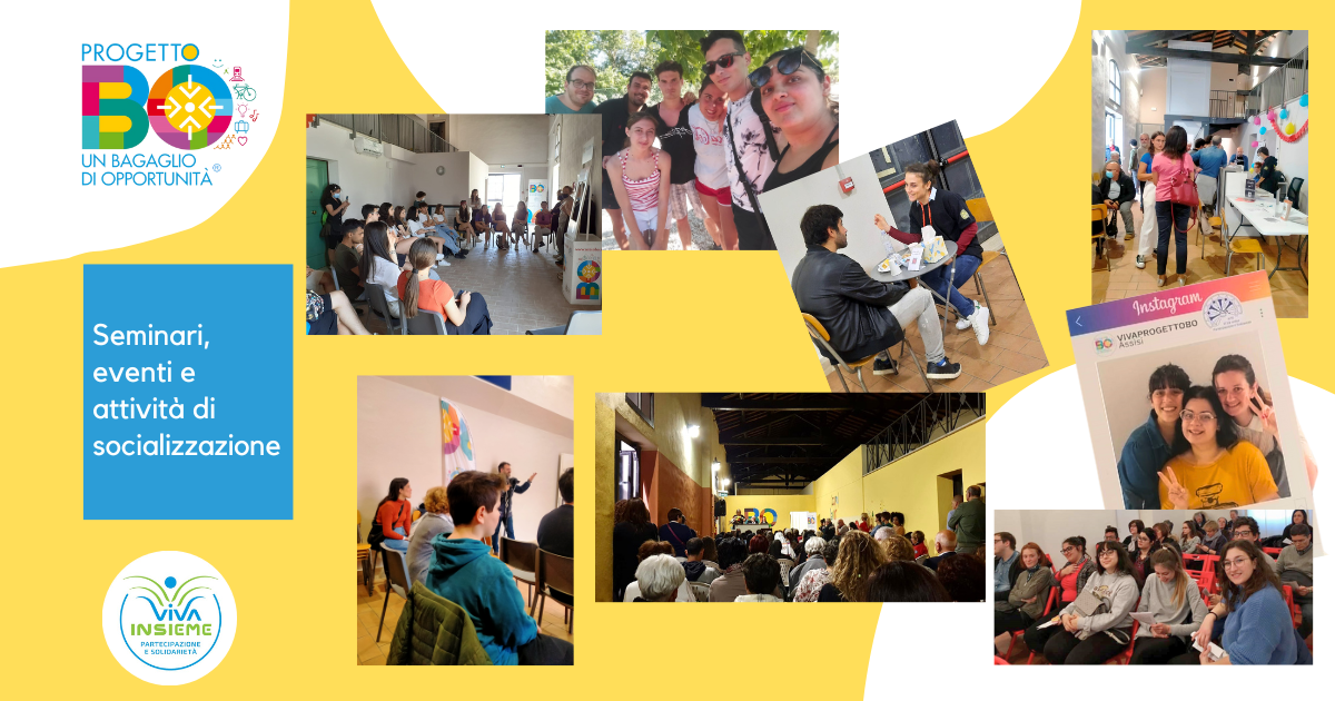Progetto BO: seminari, eventi e attività di socializzazione