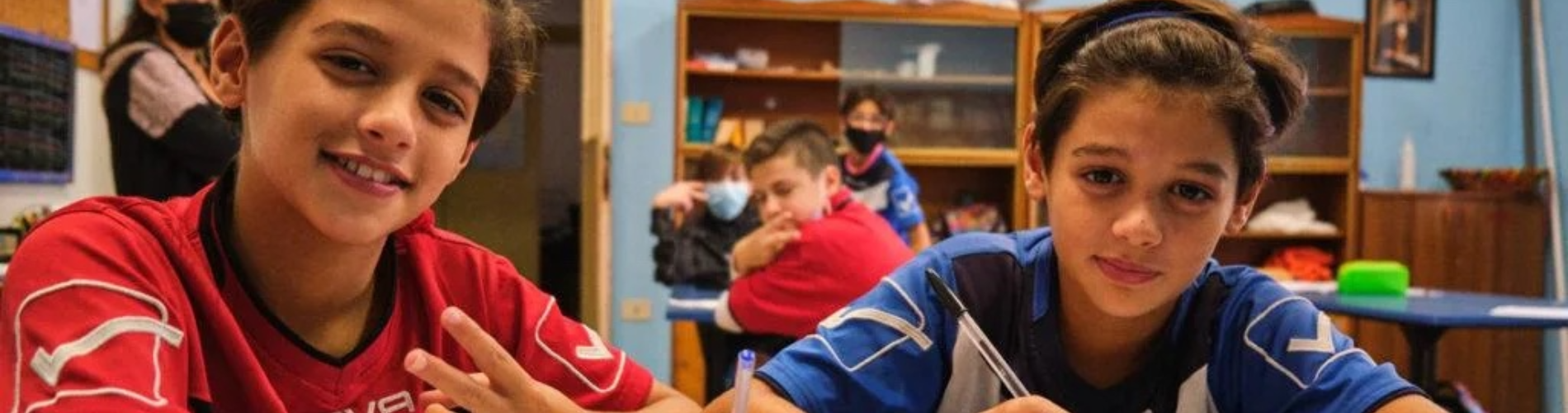 Due ragazzi di Casa Don Bosco