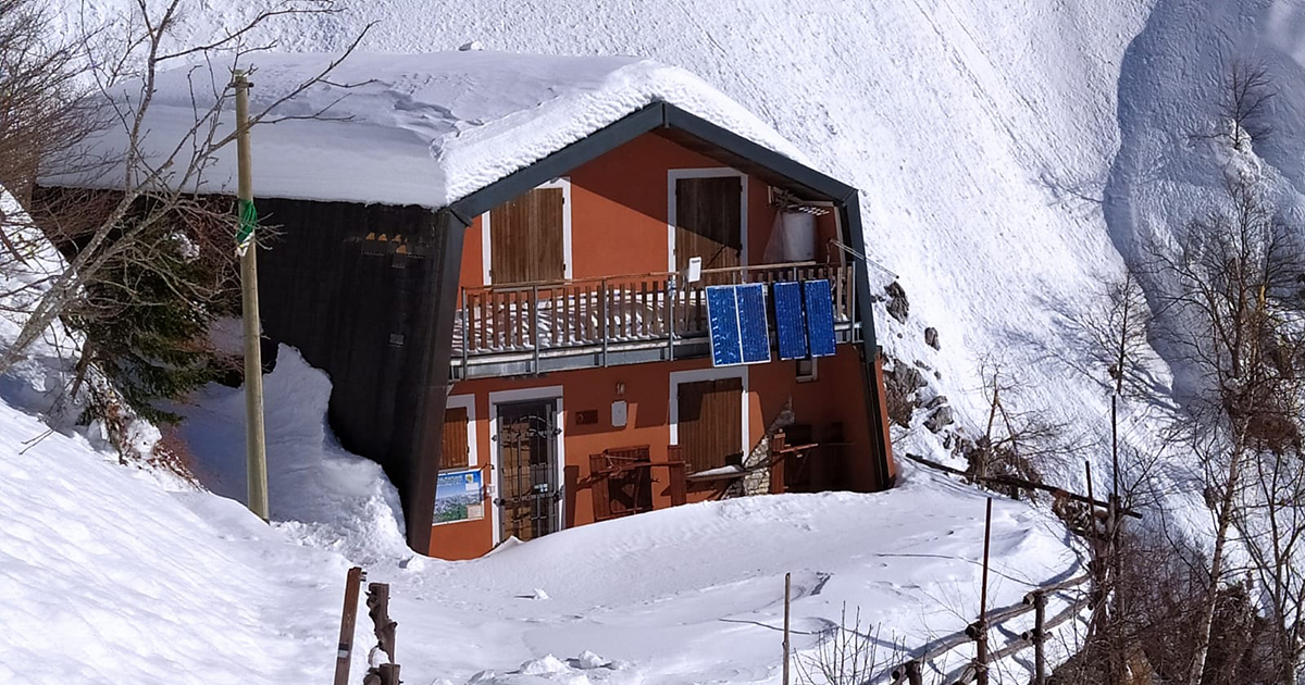 Alpi Apuane - Rifugio Nello Conti sotto la neve