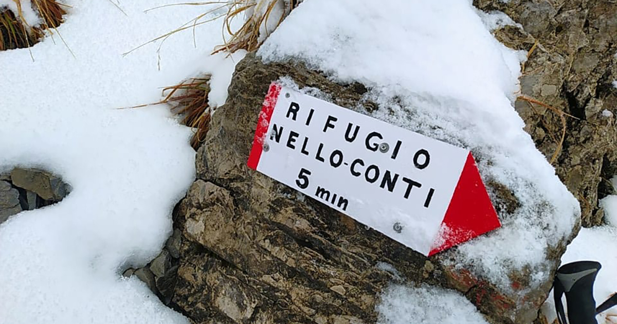 Alpi Apuane - Rifugio Nello Conti sotto la neve
