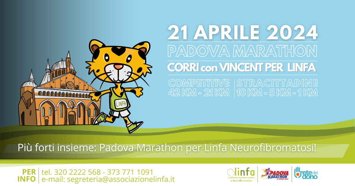 Linfa Corri per la Ricerca Padova Marathon 2024