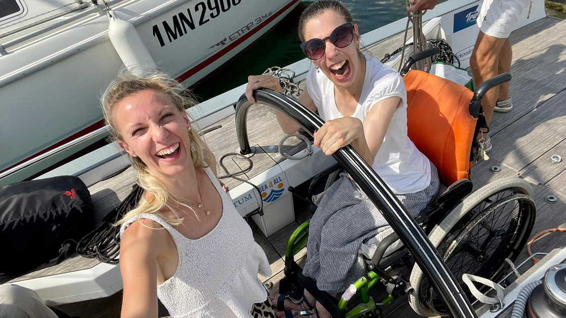 entusiasmo al tipone di Càpita la barca accessibile