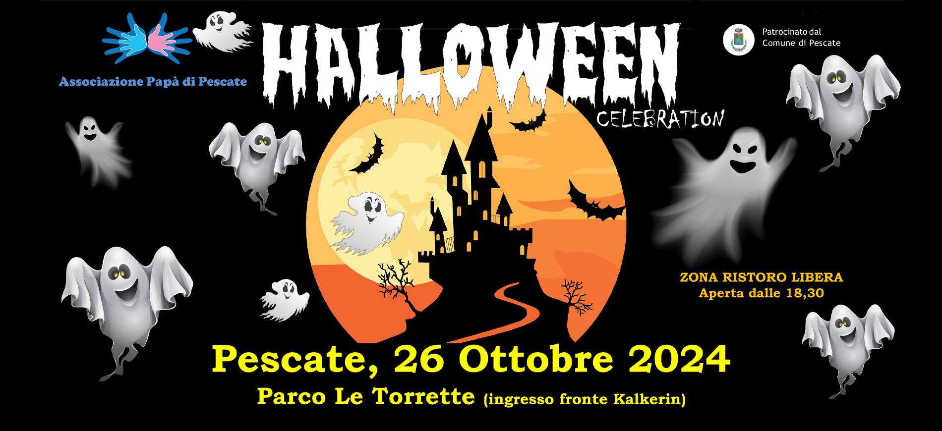 Rete del Dono Halloween Celebration 2024 Associazione Papà di Pescate Lecco Ticketing