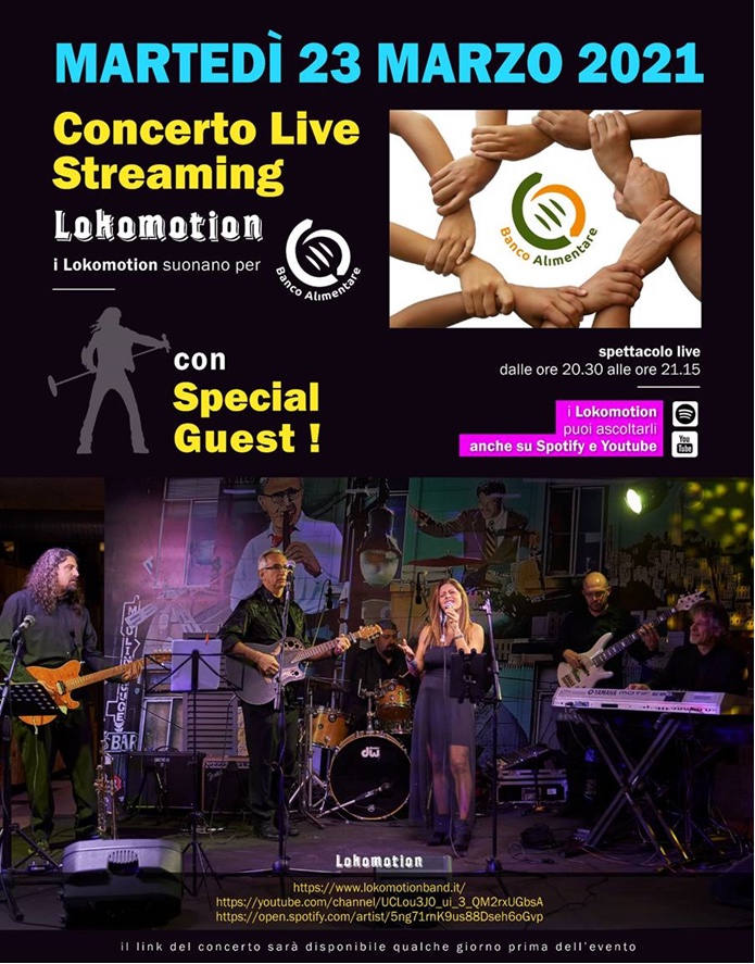 Assisti allo streaming live del concerto dei Lokomotion