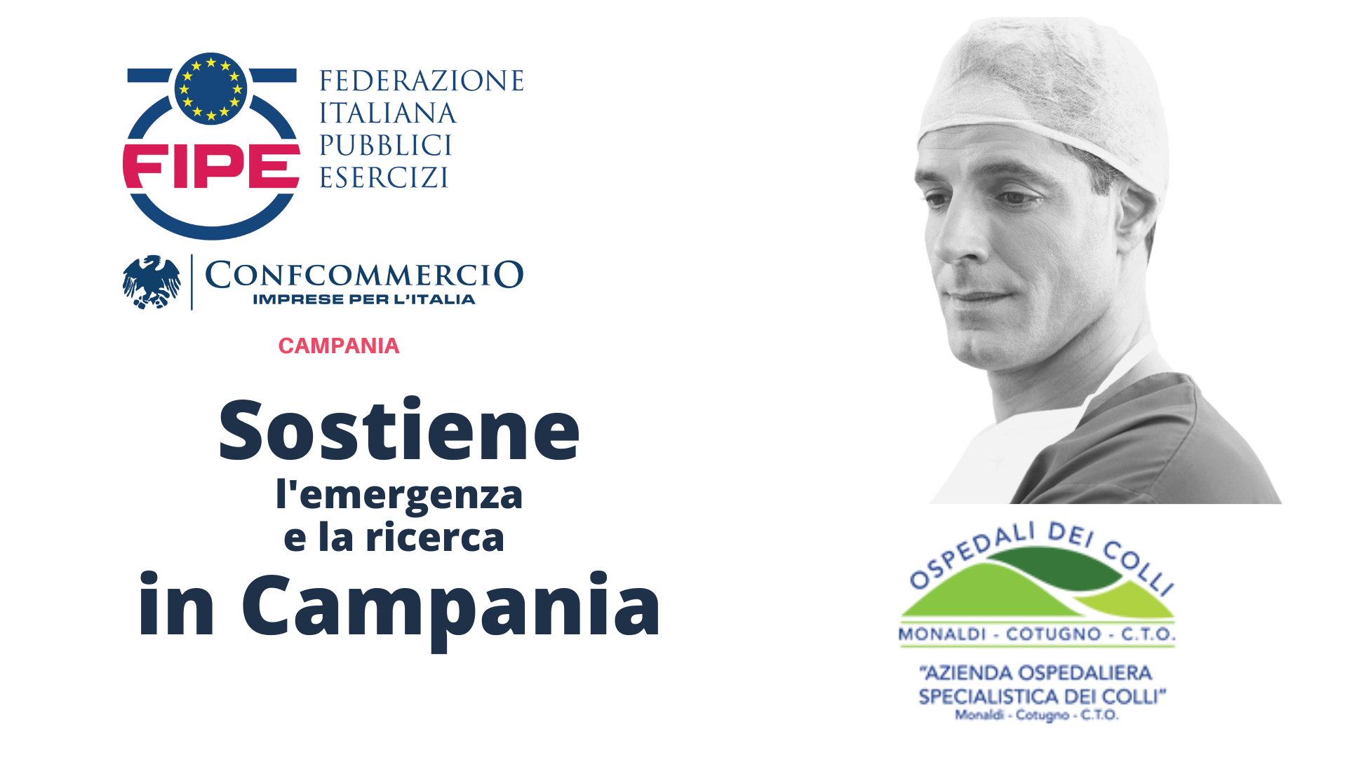 Noi li aiutiamo, loro ci curano di F.I.P.E. - Confcommercio Imprese per l’italia - Campania Noi li aiutiamo, loro ci curano-F.I.P.E. - Confcommercio Imprese per l’italia - Campania
