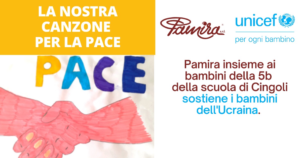 "Cantiamo la Pace" per i bambini Ucraini di PAMIRA SRL di Cipolloni Agostino "Cantiamo la Pace" per i bambini Ucraini-PAMIRA SRL di Cipolloni Agostino