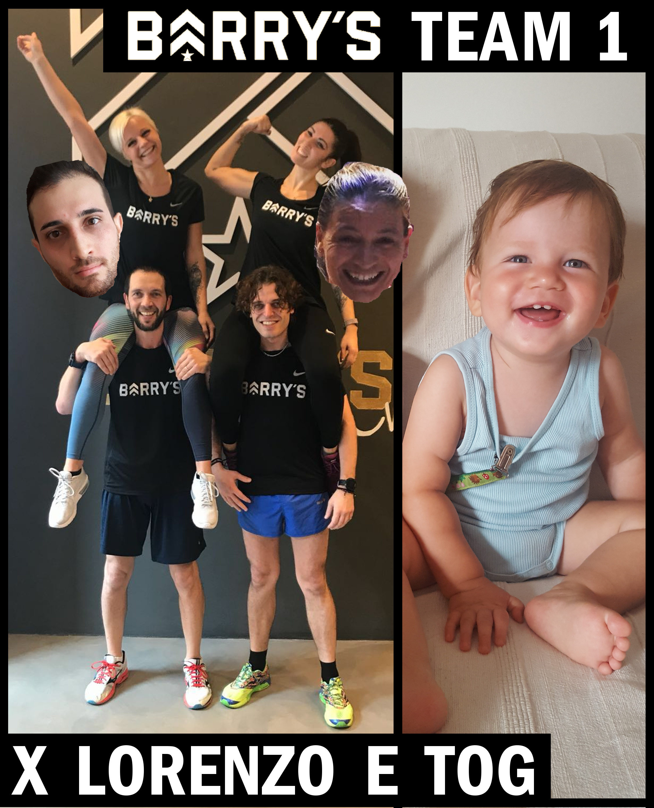 Barry's Team 1 per LORENZO e TOG di Silvio Barbieri Barry's Team 1 per LORENZO e TOG -Silvio Barbieri