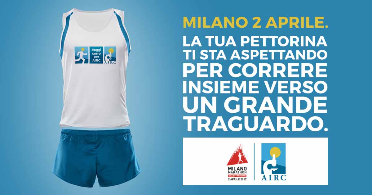 #oggicorroperAIRC di Fondazione AIRC #oggicorroperAIRC-Fondazione AIRC