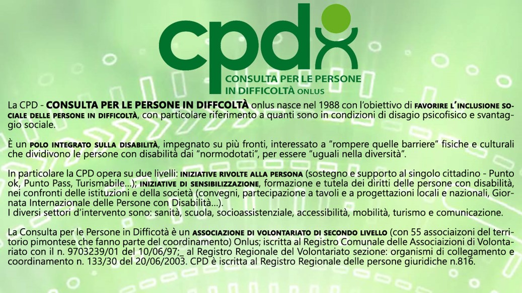 Trasporto solidale per disabili di CPD Trasporto solidale per disabili-CPD