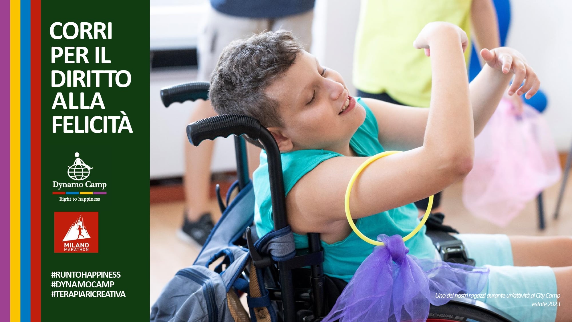 RUN TO HAPPINESS MILANO MARATHON 2024 di Dynamo Camp RUN TO HAPPINESS MILANO MARATHON 2024-Dynamo Camp