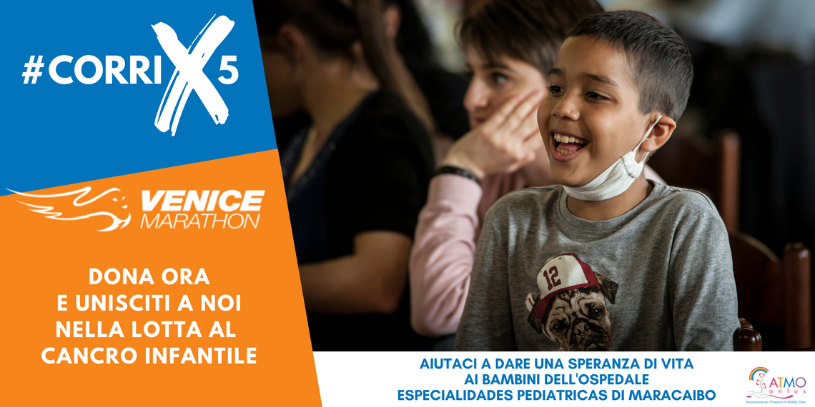 #CorriX5 contro il cancro infantile di ATMO Onlus #CorriX5 contro il cancro infantile -ATMO Onlus