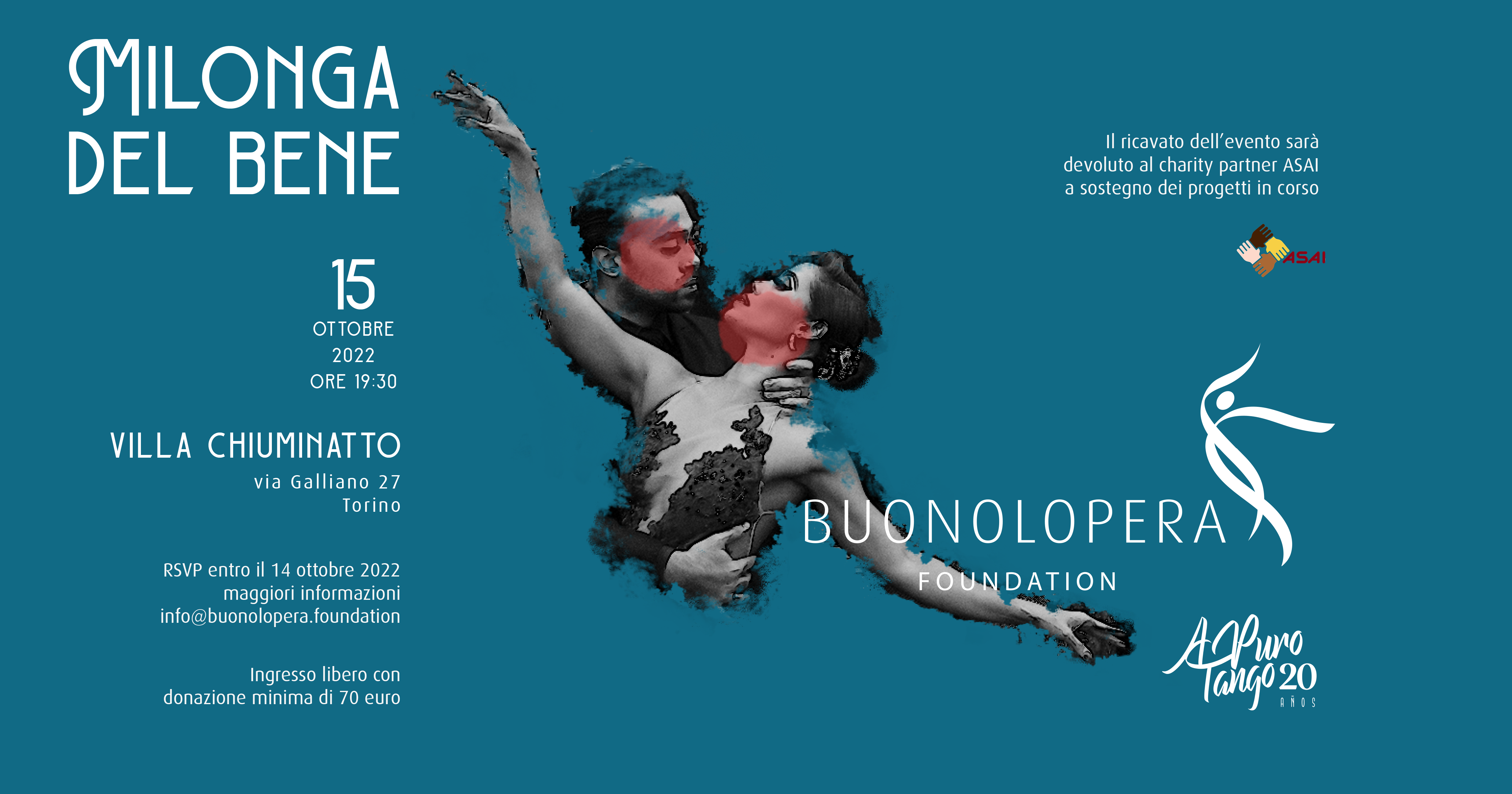 Milonga del Bene di Fondazione BuonoLopera Milonga del Bene-Fondazione BuonoLopera