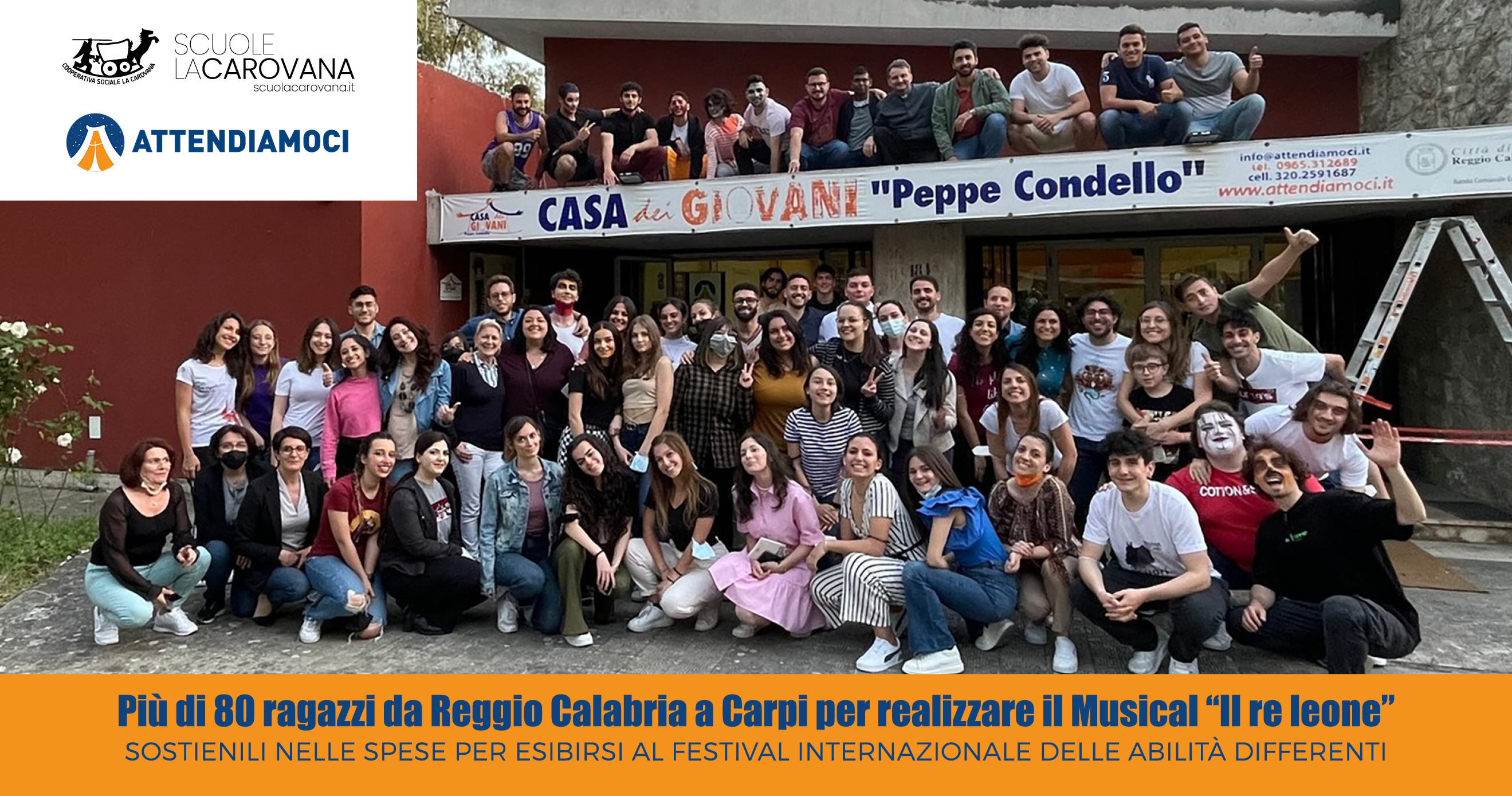 "Il re Leone" da Reggio Calabria a Carpi di Scuola La Carovana "Il re Leone" da Reggio Calabria a Carpi-Scuola La Carovana