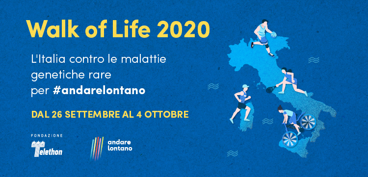 Walk of Life Italia 2020 di FONDAZIONE TELETHON Walk of Life Italia 2020-FONDAZIONE TELETHON