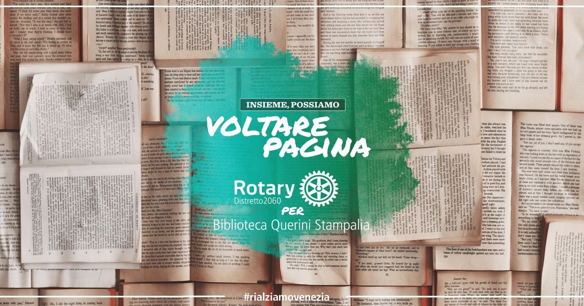 Voltiamo Pagina a Venezia! di Progetto Rotary – Distretto 2060 – ONLUS Voltiamo Pagina a Venezia!-Progetto Rotary – Distretto 2060 – ONLUS