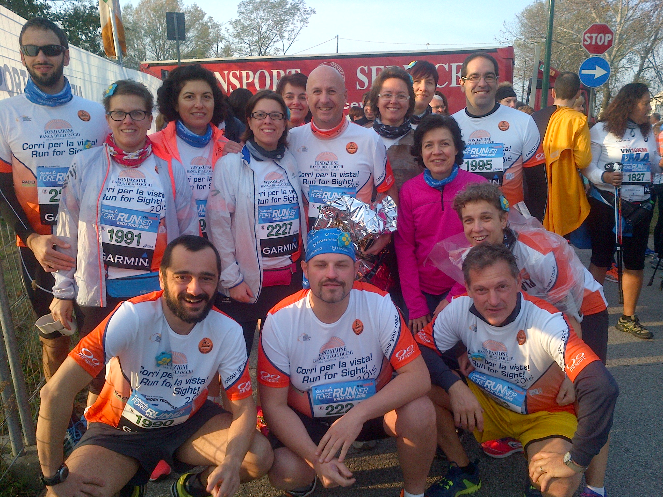 Alla partenza dei 10 km - 30° Venicemarathon Alla partenza della 30° Venicemarathon!