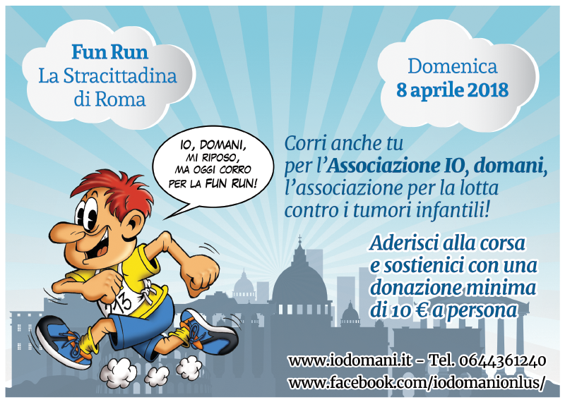 Corri per IO, domani alla Stracittadina! di "IO, DOMANI..." Corri per IO, domani alla Stracittadina!-"IO, DOMANI..."