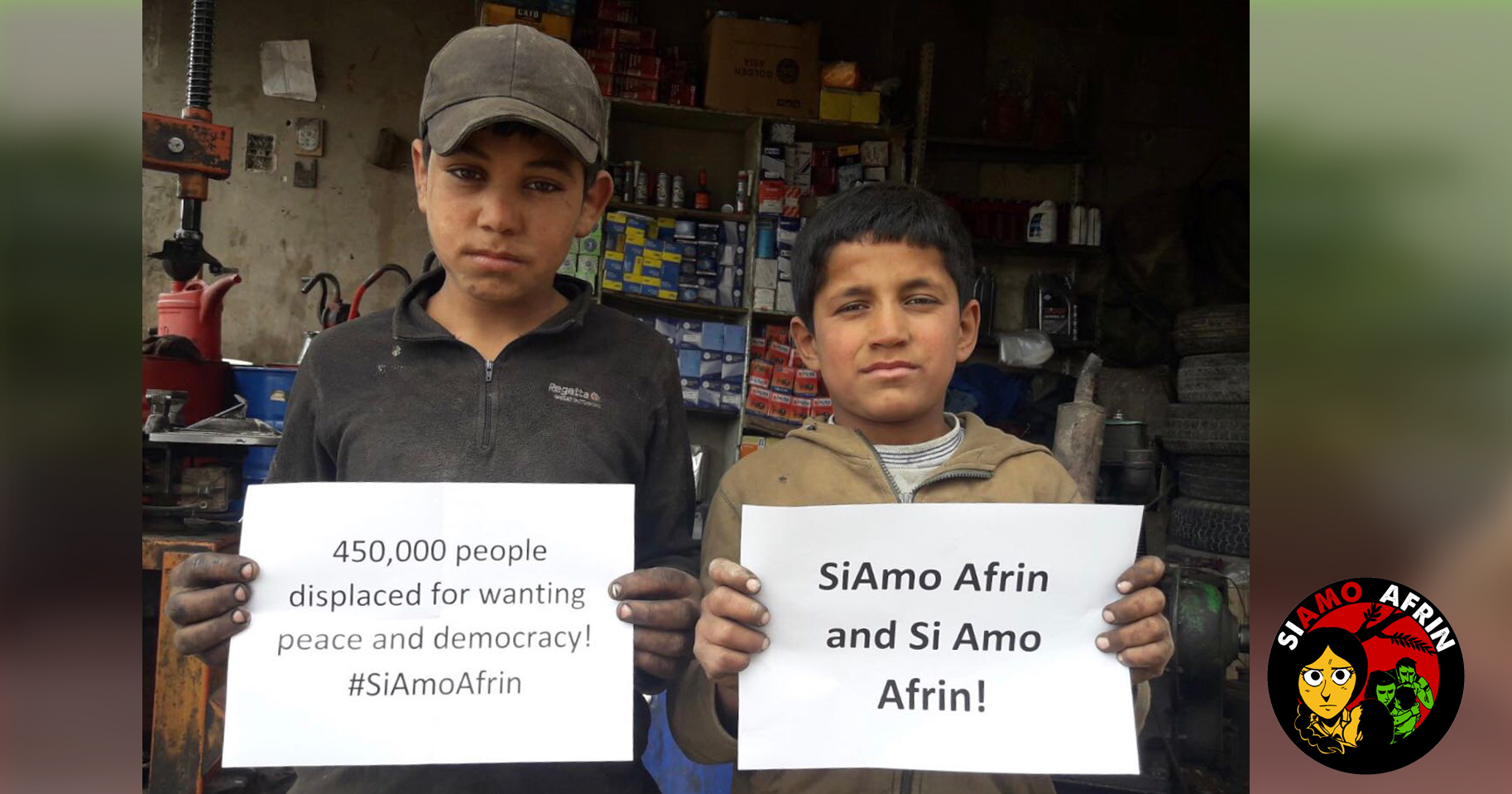 SiAmo Afrin - We Are Afrin di GUS - Gruppo Umana Solidarietà SiAmo Afrin - We Are Afrin -GUS - Gruppo Umana Solidarietà