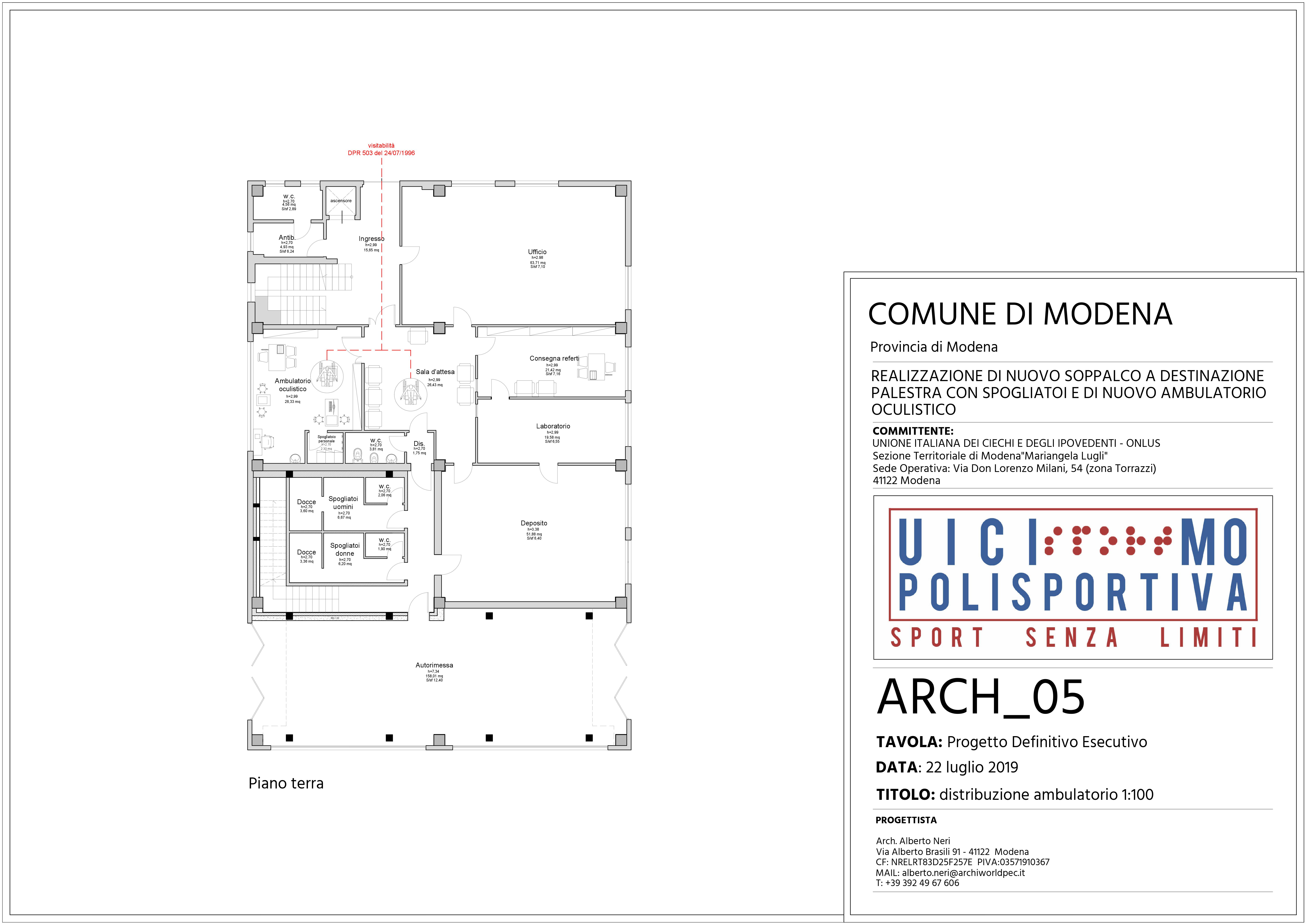 Ambulatorio oculistico UICI Modena di UICI Modena Ambulatorio oculistico UICI Modena-UICI Modena