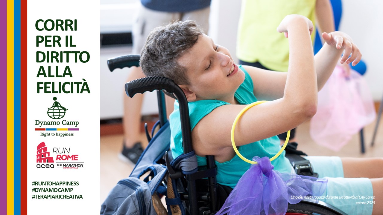 RUN TO HAPPINESS RUN ROME MARATHON 2024 di Dynamo Camp RUN TO HAPPINESS RUN ROME MARATHON 2024-Dynamo Camp