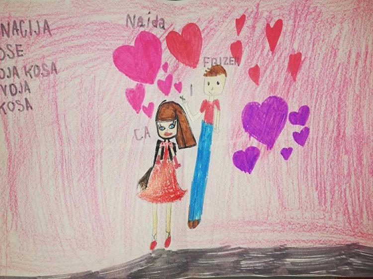 Bambini malati di cancro in Bosnia di Bosna u Srcu Bambini malati di cancro in Bosnia-Bosna u Srcu