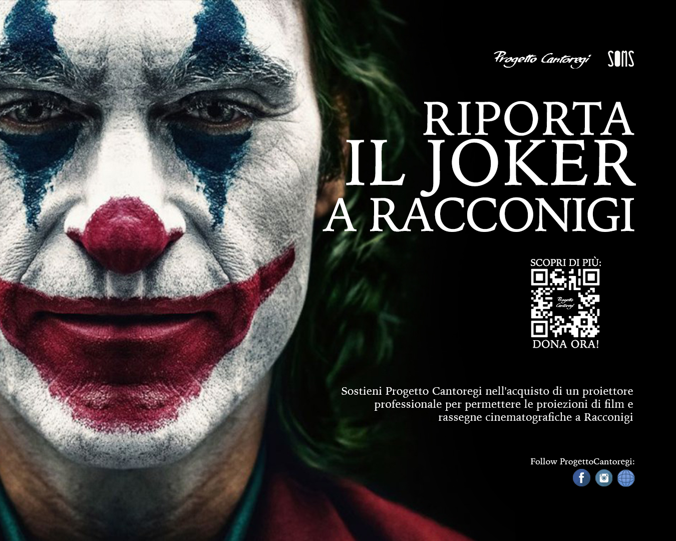 RIPORTA IL CINEMA A RACCONIGI! di Progetto Cantoregi RIPORTA IL CINEMA A RACCONIGI!-Progetto Cantoregi