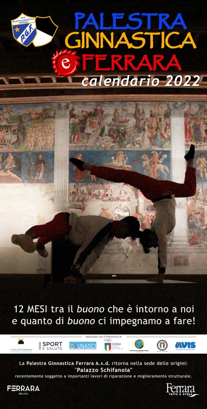 Calendario PGF 2022 per Telethon di Palestra Ginnastica Ferrara a.s.d. Calendario PGF 2022 per Telethon-Palestra Ginnastica Ferrara a.s.d.