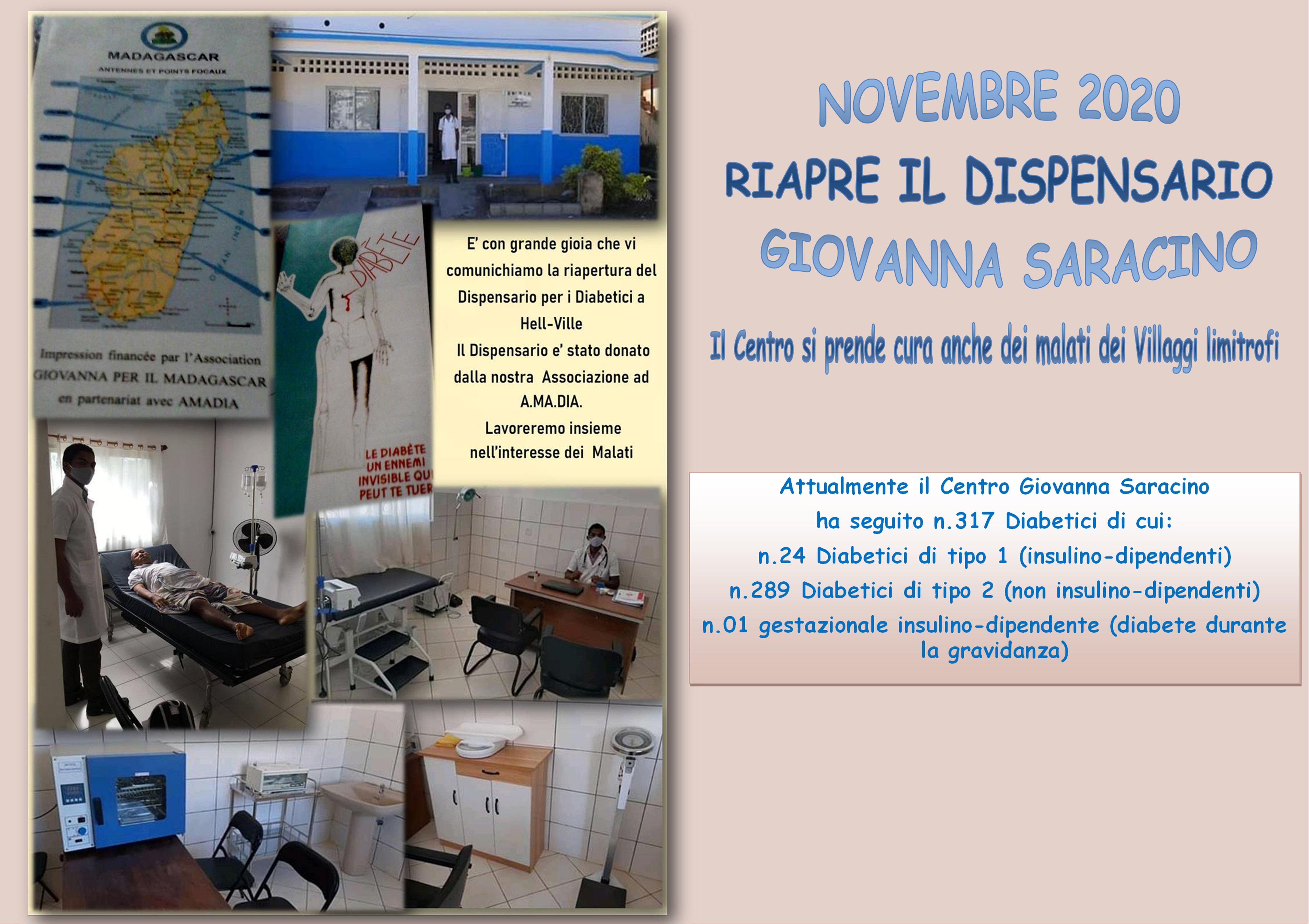 Dispensario diabetici di Hell Ville di Giovanna per il Madagascar Dispensario diabetici di Hell Ville-Giovanna per il Madagascar