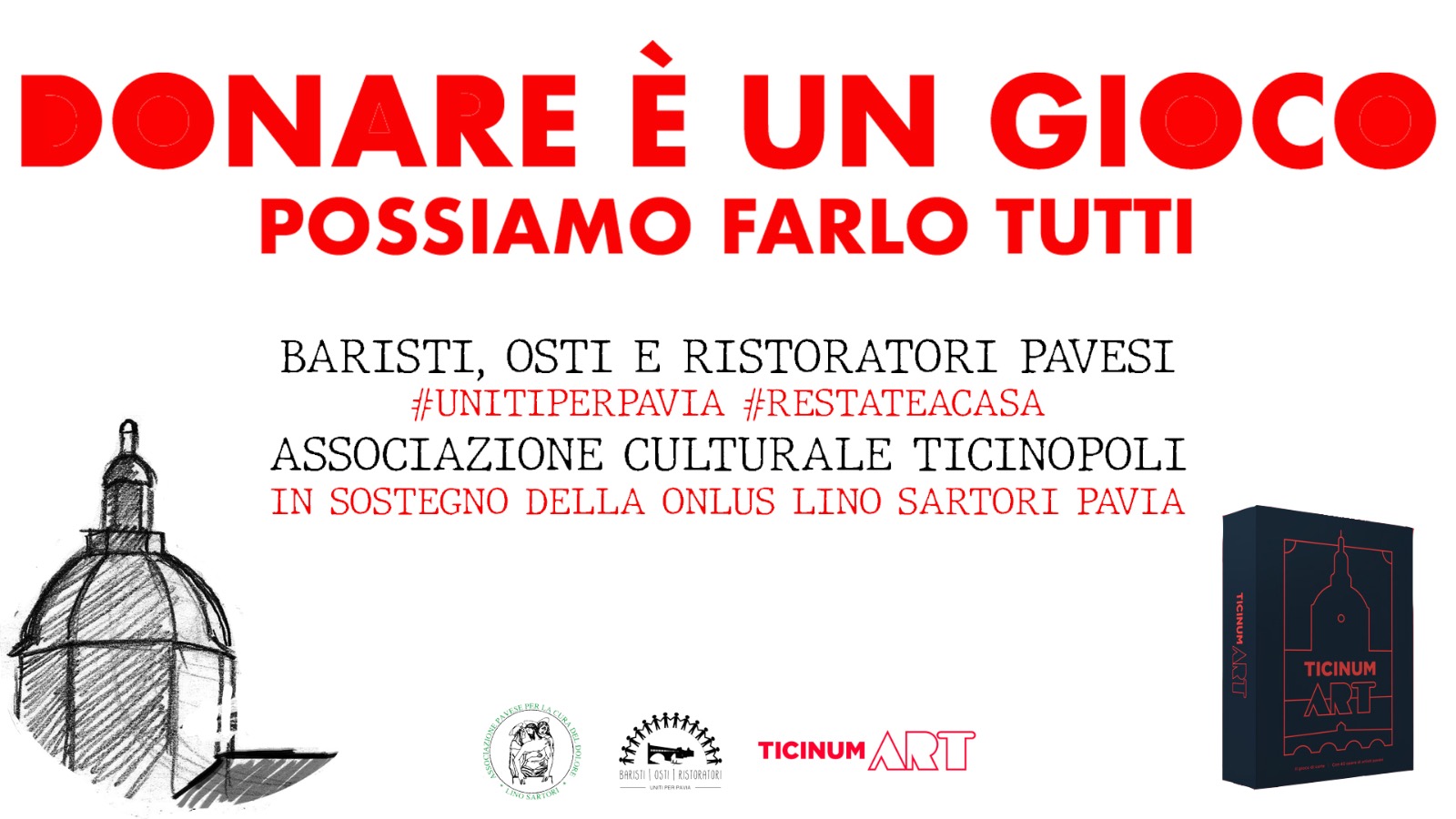 Donare è un gioco - Sostieni Pavia di Ass. Lino Sartori Donare è un gioco - Sostieni Pavia-Ass. Lino Sartori