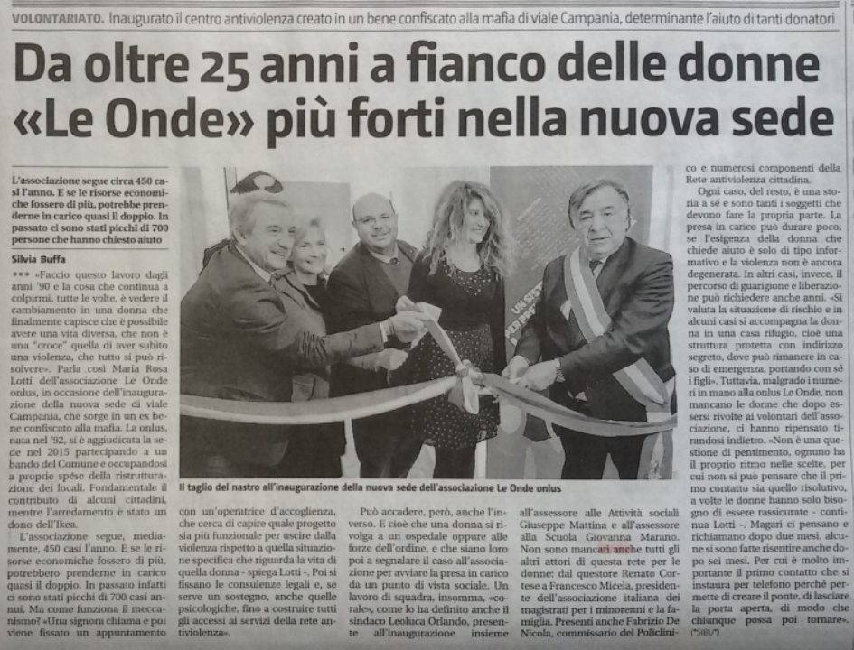 Un dono per la Casa Rifugio delle donne di Associazione Le Onde - Onlus Un dono per la Casa Rifugio delle donne-Associazione Le Onde - Onlus