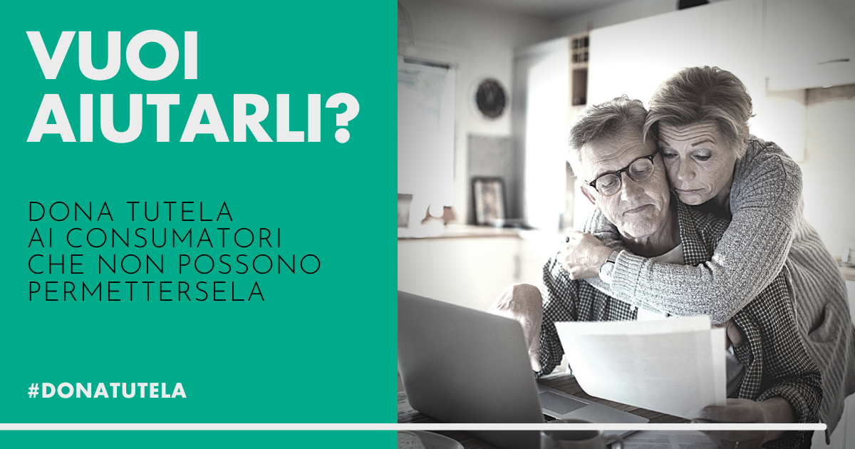 #DonaTutela ai consumatori più bisognosi di Consumatori.it #DonaTutela ai consumatori più bisognosi-Consumatori.it