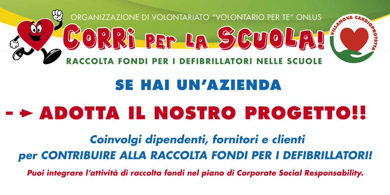 Corri per la Scuola di Volontario per TE - Onlus Corri per la Scuola-Volontario per TE - Onlus