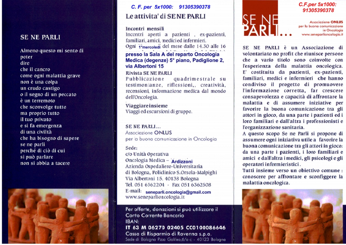 Sostegno psicologico a malati oncologici di Seneparli Sostegno psicologico a malati oncologici-Seneparli